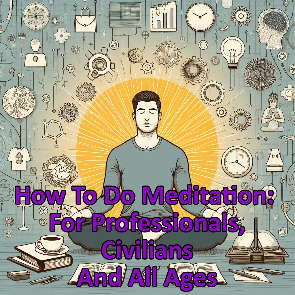 How To Do Meditation: For Professionals, Civilians And All Ages!